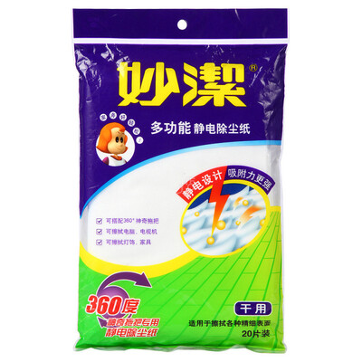 

[Ий] Цз супермаркет Jingdong электростатической пыль обтирочного листа 20 прикреплена бумага пыль замены адсорбции волос швабра