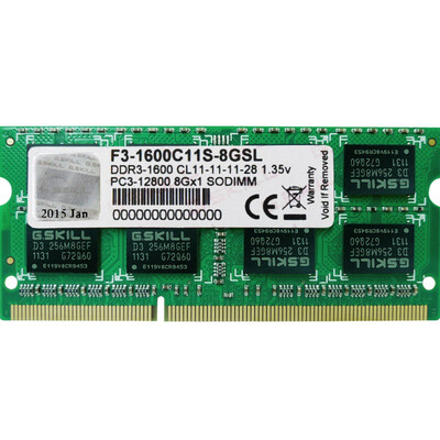 

Chi Chi (G.Skill) DDR3 1600 8G notebook memory