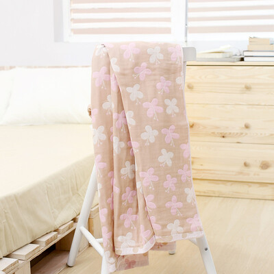 

Jingdong supermarket] cotton era (PurCotton) high-quality cotton 3 layer jacquard gauze was 140x200cm red butterfly 1