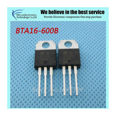 

10pcs free shipping BTA16-600B BTA16-600 BTA16 Triacs 16 Amp 600 Volt TO-220 new original
