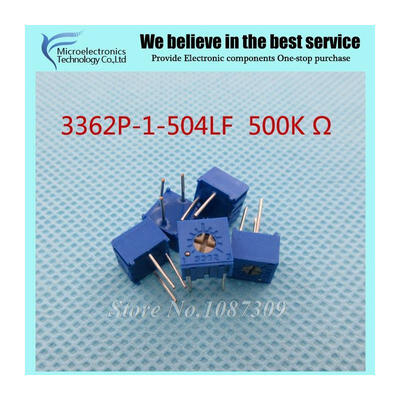 

10Pcs/Lot 3362P-1-504LF 3362P 504 500K ohm Trimpot Trimmer Potentiometer Variable resistor new original