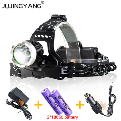 

Перезаряжаемый 10W светодиодный фары XML T6 фары 850 люменов привели фары лагерь поход аварийного света рыбалка наружного оборудов