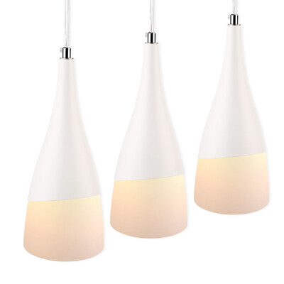 

Op освещение (OPPLE) Светодиодная лампа подвеска провода люстры ресторан огни просто три люстры держатель E27 лампы без света