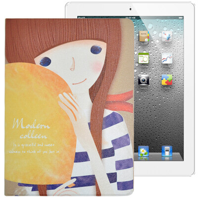 

Sanctuary (Sendio) Apple iPad Air / 5 three fold intelligent sleep protective cover / protective shell silk silk pattern light drop cartoon series giant panda