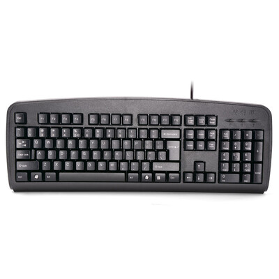 

Shuangfeiyan A4TECH KB-8 waterproof wired keyboard wired keyboard computer keyboard notebook keyboard PS2 interface
