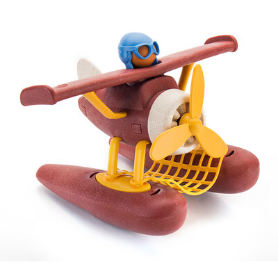 

Hao Yuan seaplane model toy baby childrens educational simulation little boy toy wood chaff environmental protection
