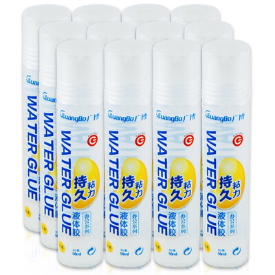 

GuangBo 12 stick 50ml liquid glue office stationery JS8302