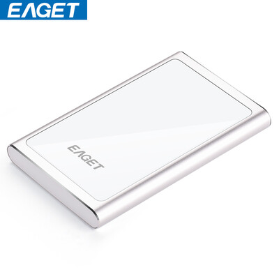 

Yi Jie (EAGET) G90 2.5-дюймовый модный полностью металлический полный шифр USB3.0 высокоскоростной мобильный жесткий диск 500G серебристый