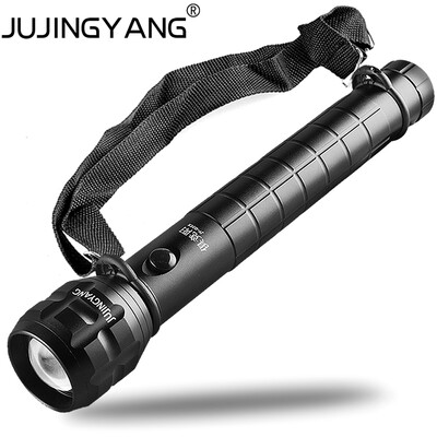 

Bright zoom Aluminum alloy Hand light Rechargeable Tactical 5W LED T6 flashlight for Policehuntingcampingoutdoor lighting