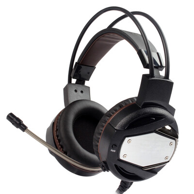 

Змея голову стиль игры вибрация гарнитура с микрофоном светодиодного света головок установлена ​​компьютерными наушники с микрофоном шокового черным SHM7110