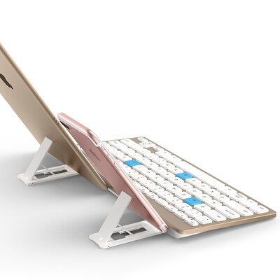 

BOW HB191 Wireless Bluetooth + USB Cable Keyboard Multi-device use gold