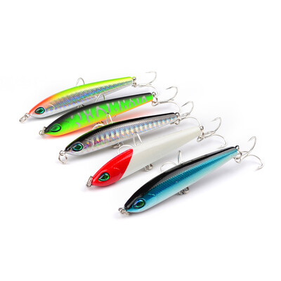 

1шт Пластиковые рыболовные приманки Минноуна 5 цветов Искусственная приманка для приманки на лодке 7 см-2,76 '' / 9g-0.317OZ Рыболовные снасти Нержавеющие приманки