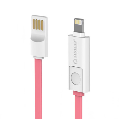 

ORICO (ORICO) LTE-10 Apple / Andrews charging data cable combo Andrews + Lightning dual-use multi-function USB charging cable 1 m pink