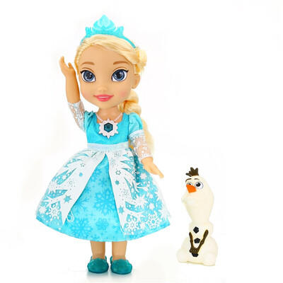 

Дисней (Disney) снег и лед серии девочек есть дети дома детские игрушки Барби кукла с музыкой светящиеся куклы куклы Aisha принцесса и снег Po 31058