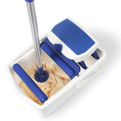 

Piaolin piaolin 50-0073-01 hands-free foot pedal with bucket of water drag mop good god drag