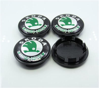 

4Pcs x 65mm SKODA ALLOY WHEEL CENTRE HUB CAPS SUPERB FABIA OCTAVIA YETI RAPID VRS