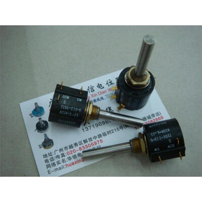 

7286-219-0 20K multi-turn wirewound potentiometers axial length 38MM