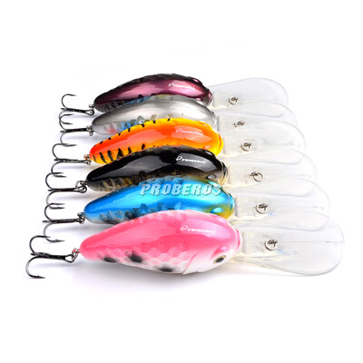 

1PC Top Quality Crank приманки Приманки для рыбалки 13cm-5.1 "/ 32.32g-1.14oz рыболовная снасть 10 Приманка для рыбной ловли
