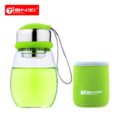 

[Супермаркет] дни Jingdong привет (Tianxi) стеклянные чашки мило портативный студент творческого фильтра чай чашки дети выбрать зеленые фрукты чашку