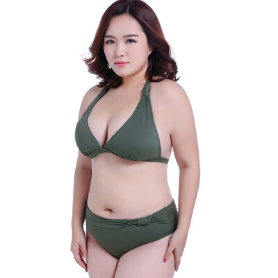 

Original Order Plus size Swimming suit Fat MM Large Women 130KG Bathing suits Big Bras EFGH Push up Sexy Slim Fit Bikini