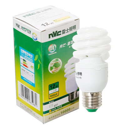 

Энергосберегающие лампы NVC (NVC) E27 большая спираль для спины 12W4000K холодная белая (цвет центральной подсветки)