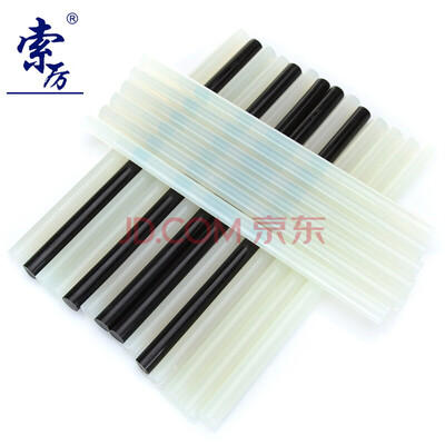 

Suoli hot melt glue gun glue stick 20 sticks (diameter 11mm / 22cm long / 15 white 5 black / SL-RJ1120