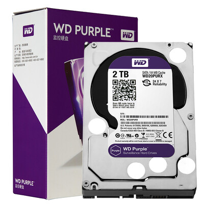 

Western Digital WD Purple Disk 2TB SATA6Gbs 64M Monitoring Hard Disk WD20PURX