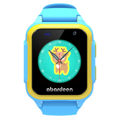 

Abardeen V118 children&39s smart phone watch video call 4G network student phone camera positioning male&female chubby blue