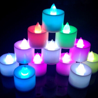 

[Jingdong supermarket] green reed LED candle light holiday wedding birthday romantic smoke-free 24 fitted with white
