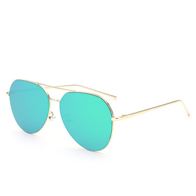 

New tide female sunglasses fashion sunglasses color colorful film plane yurt as gift for men and women