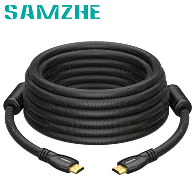 

Shanze (SAMZHE) HQ-15 инженерный класс цифровой HD HDMI кабель подключен к ноутбук 3D-дисплей / проектор кабельного телевидения телеприставки 15 м