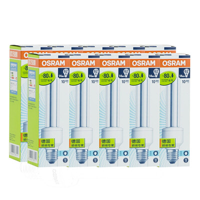 

Супермаркет] [Jingdong OSRAM OSRAM 14W CFL Т3 стандарт теплый белый E27 (десять загружен)