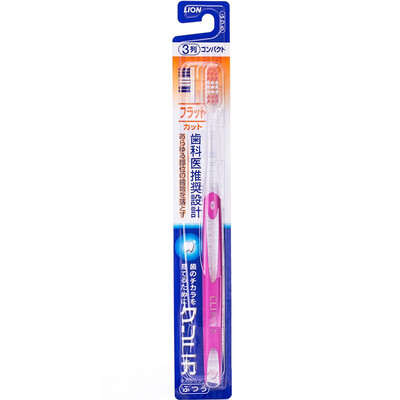 

Lion Lion CLINICA flat cut 3 row deep cleaning toothbrush dentist push design 1 package color random delivery Japanese original import