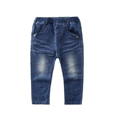 

Little Red Beans (XHDKiDS) Boy Jeans Autumn Midday Pants Casual Cowboy Long Pants NHK007HA Cowboy Blue 120