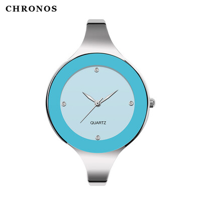 

CHRONOS Роскошные модные женские повседневные кварцевые наручные часы Женские элегантные платья 20127 Простые модные часы