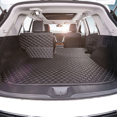 

Huashi Nissan Qijun trunk mat 14-17 new Qijun surrounded by leather car trunk mat Qijun tail box mat modified Qijun special accessories sports black -3 sets