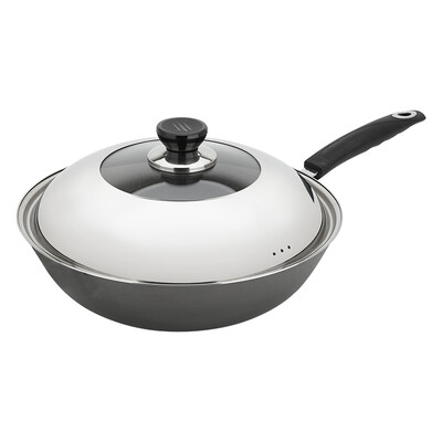 

Jingdong supermarket] the United States kitchen (maxcook) cast iron pan 30CM TG130 (flat with a cover with the induction cooker