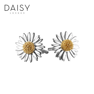 

Британский DAISY LONDON ручной работы ретро 8мм астра серьги 925 серебра
