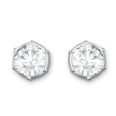 

SWAROVSKI Swarovski блестящей родия гальваническим проколол серьги 1179717