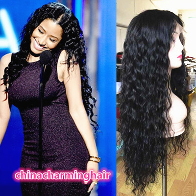 

Nicki wavy Full Lace Human Hair Wigs For Black Women Best Lace Front Wig With Baby Hair