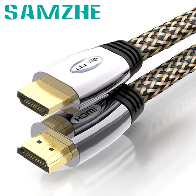 

Shanze (SAMZHE) роскошная европейская версия HDMI цифровой высокой четкости линии 3D функции ноутбука затем отображать / проектор телевизор телеприставки кабель 5 метров SM-9905
