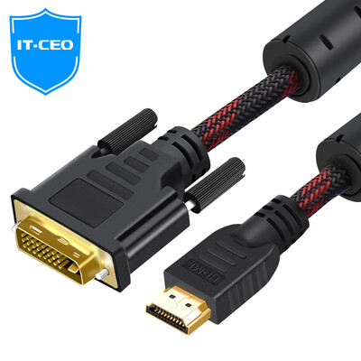

IT-директор HDMI на DVI кабеля DVI24 + 1-HDMI цифровой HD двунаправленной передачи данных кабель, подключенный монитор компьютера преобразования видео линии 1,5 м Y1DVI-1