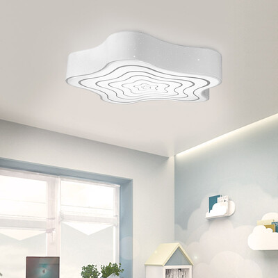 

Jingdong Supermarket] for the first time LED ceiling lamp modern simple lighting living room lights bedroom lights energy saving environmental protection 44 * 44cm white DD2702