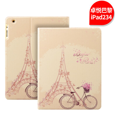 

iPad4 Case ipad3 Чехол ipad2 Tablet PC Leather Sleeve Cartoon Sleeping All-Inclusive Case