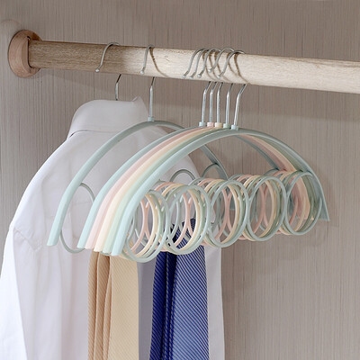 

hanger scarf scarves drying rack tie rack blue 10 Pack