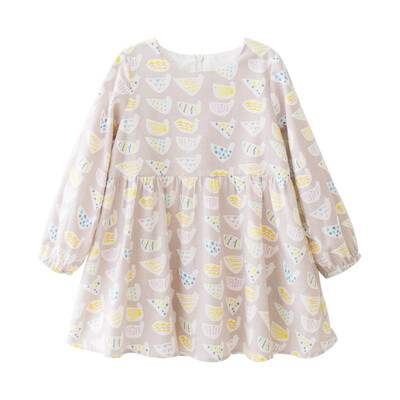 

Cicie Kids Girls' Baby Print Princess Dress Long Sleeve Dress Skirt 173027 Pink 140