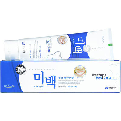

Niche) Korea imported authentic white toothpaste (mint flavor) 120g