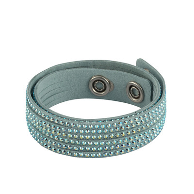 

SWAROVSKI Swarovski синий кристалл кнопка браслеты ювелирные изделия 5046391