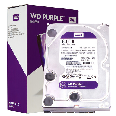 

Western Digital WD Purple Disk 6TB SATA6Gbs 64M Monitoring Hard Disk WD60EJRX