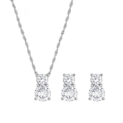 

SWAROVSKI Swarovski Crystal Imitated Earrings Necklace Set